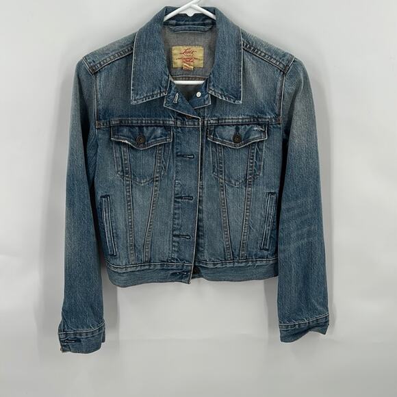 Levi's Jackets & Blazers - Levis Women's Blue Denim Original Trucker Jacket Size Small